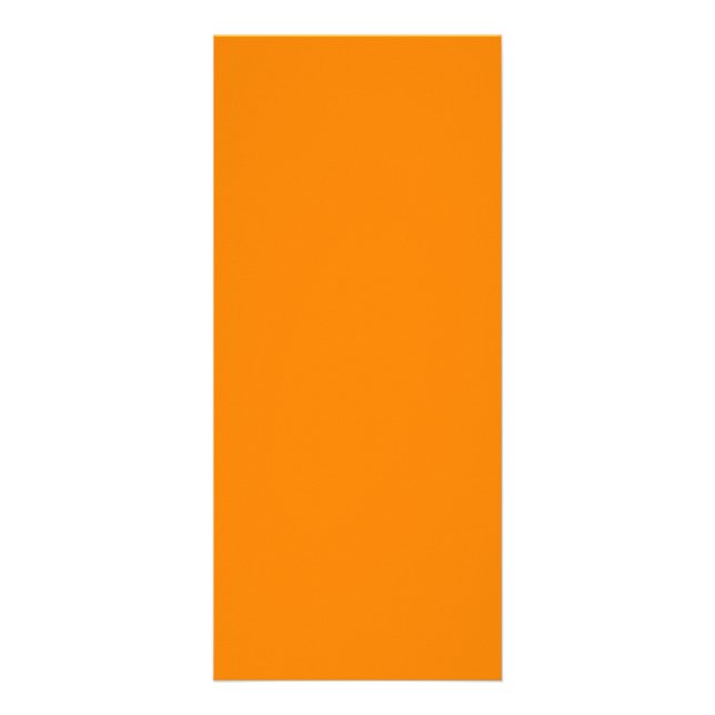 Tarjeta Publicitaria naranja UT de color (Frente)