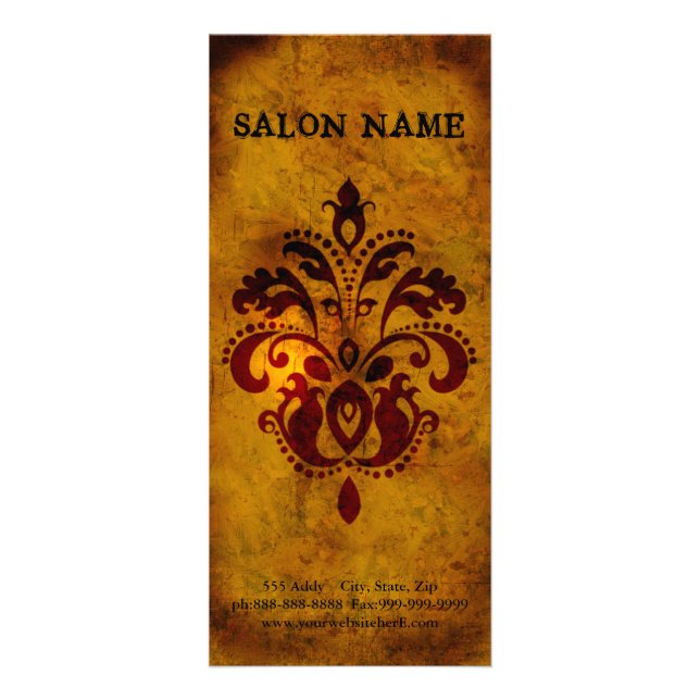 Tarjeta Publicitaria Negocio moderno exclusivo con clase (Frente)