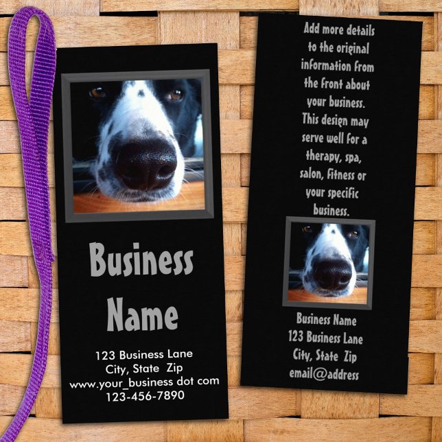 Tarjeta Publicitaria Negocio relacionado con animales Personalizado de  (Subido por el creador)