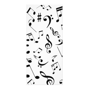 Tarjeta Publicitaria Notas musicales 3