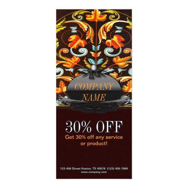 Tarjeta Publicitaria Nueva era Caída bohemia del yoga deja mandala (Frente)