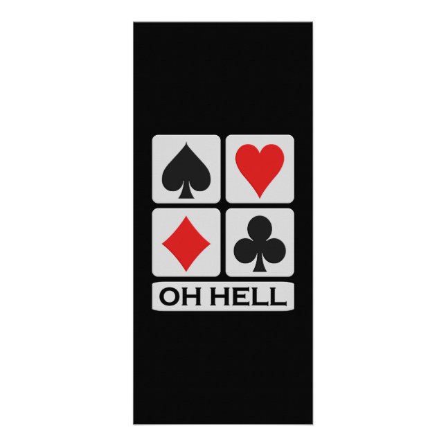Tarjeta Publicitaria Oh Hell rack card (Frente)