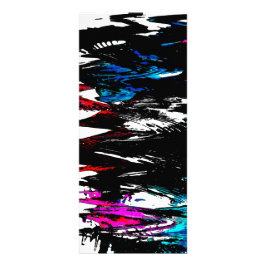 Tarjeta Publicitaria Olas de colores