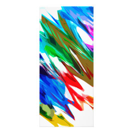 Tarjeta Publicitaria Olas de colores