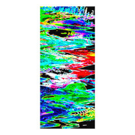 Tarjeta Publicitaria Olas de colores