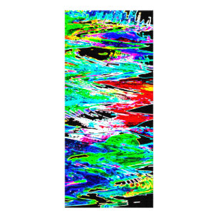 Tarjeta Publicitaria Olas de colores