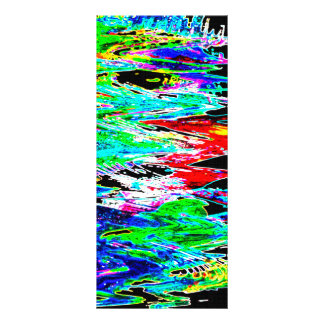 Tarjeta Publicitaria Olas de colores