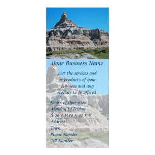 Tarjeta Publicitaria Parque Nacional Badlands, Dakota del Sur