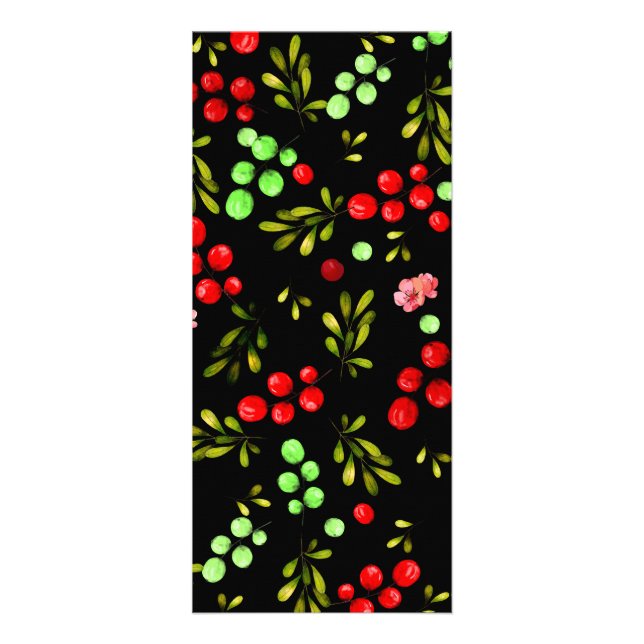 Tarjeta Publicitaria Patrón de bayas (Frente)