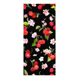 Tarjeta Publicitaria Patrón de cerezas 2