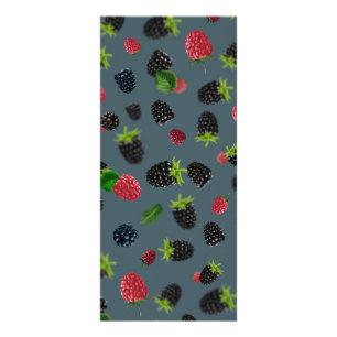 Tarjeta Publicitaria Patrón de frambuesa 2