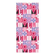 patrón de impresión geométrica retro