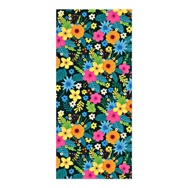 Tarjeta Publicitaria Patrón floral de vibrante Ditsy-43785 (Frente)