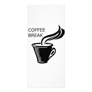 Tarjeta Publicitaria Pausa de café