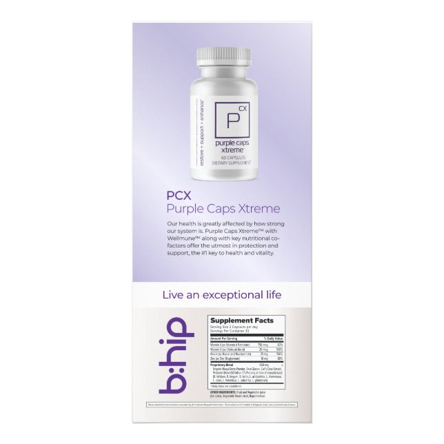 Tarjeta Publicitaria PCX Purple Caps Xtreme (Frente)