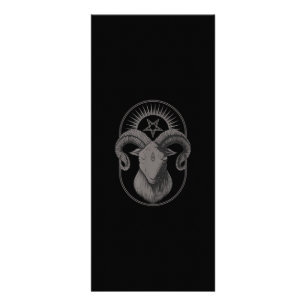 Tarjeta Publicitaria Perra malvada Pentagram Baphomet Satanic Occulto s