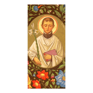 Tarjeta Publicitaria Personalizable St. Aloysius Gonzaga (PM 01)