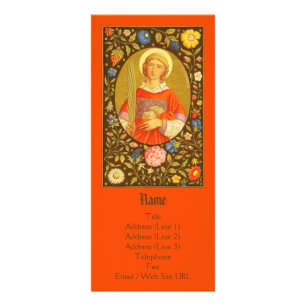 Tarjeta Publicitaria Personalizable St. Stephen the ProtoMartyr (PM 08)