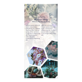 Tarjeta Publicitaria Personalizado de información de Florist Services F