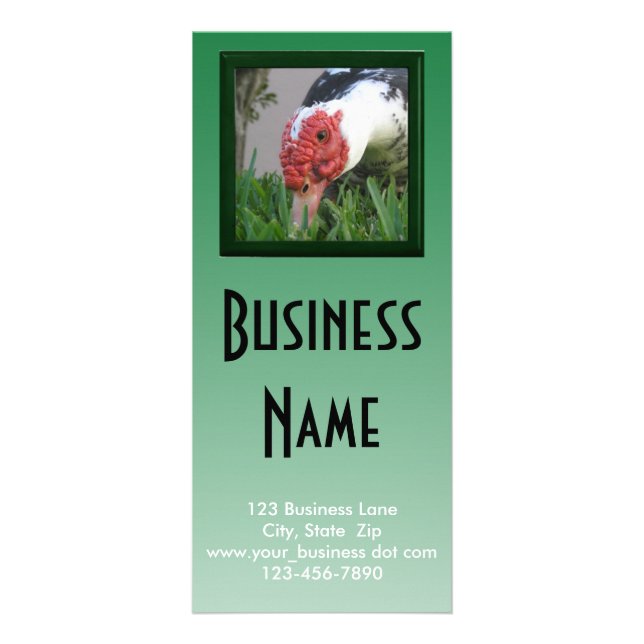 Tarjeta Publicitaria Plantilla de negocio de fotografía de cierre de Du (Frente)