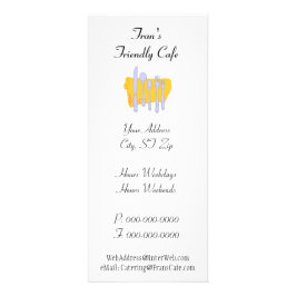 Tarjeta Publicitaria Plantilla de publicidad en Personalizados de Dinne