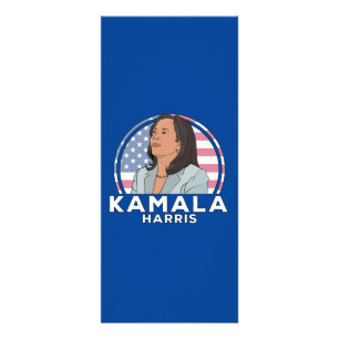 Tarjeta Publicitaria Política Kamala Harris