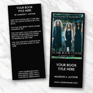 Tarjeta Publicitaria Portada del libro de autor del escritor Gran Marca