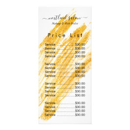 Tarjeta Publicitaria Purpurina elegante moderno de olas