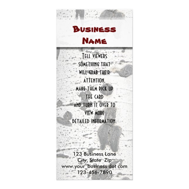 Tarjeta Publicitaria Quitando la barra de Aspen (Frente)