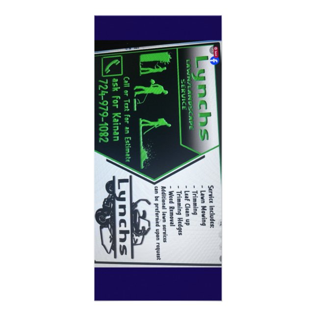 Tarjeta Publicitaria Rack Card (Frente)