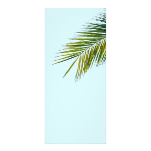 Tarjeta Publicitaria rama de palmera