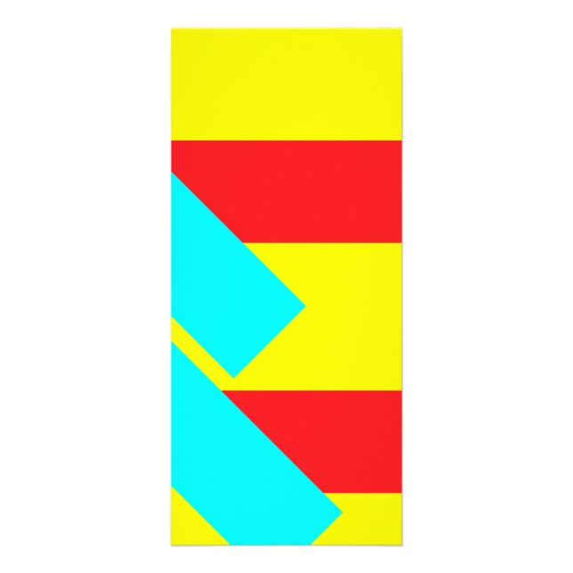 Tarjeta Publicitaria Rectángulos (Frente)