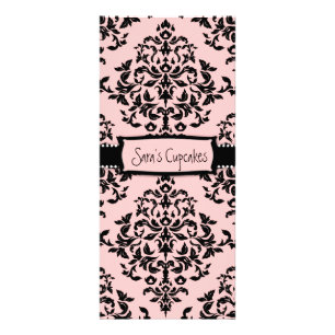 Tarjeta Publicitaria Regaliz rosado dulce de la guinda del pastel 311