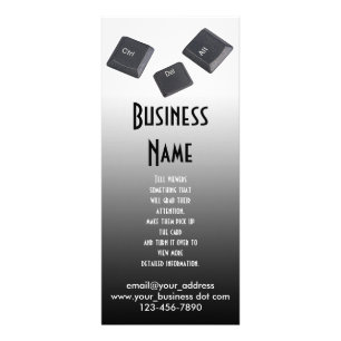 Tarjeta Publicitaria Reiniciar las teclas del equipo