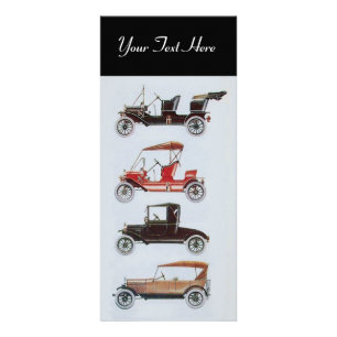 Tarjeta Publicitaria RETRO CARS 2- Automóvil de reparación automática