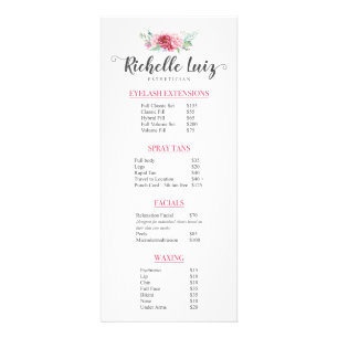 Tarjeta Publicitaria Richelle Luiz
