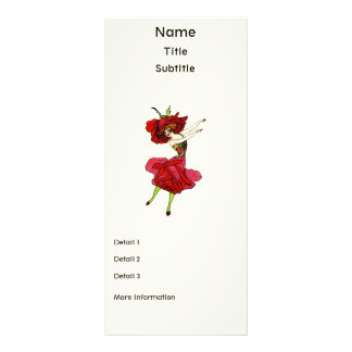 Tarjeta Publicitaria Rosa de belleza norteamericano, flores extravagant