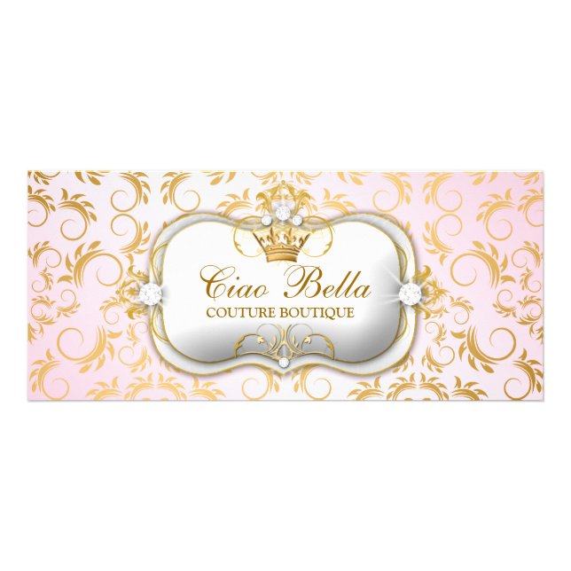 Tarjeta Publicitaria Rosa divino de oro de 311 Ciao Bella (Frente)