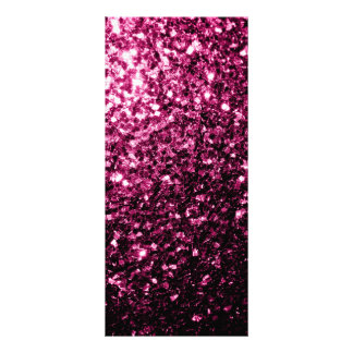 Tarjeta Publicitaria Rosa oscuro falso brillo brilla destellos