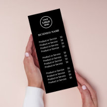 Salón de belleza con el elegante logotipo de negoc