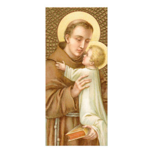 Tarjeta Publicitaria San Antonio de Padua y el Niño Jesús (JM 05)