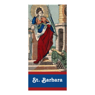 Tarjeta Publicitaria San Bárbara con artillería (M 007)