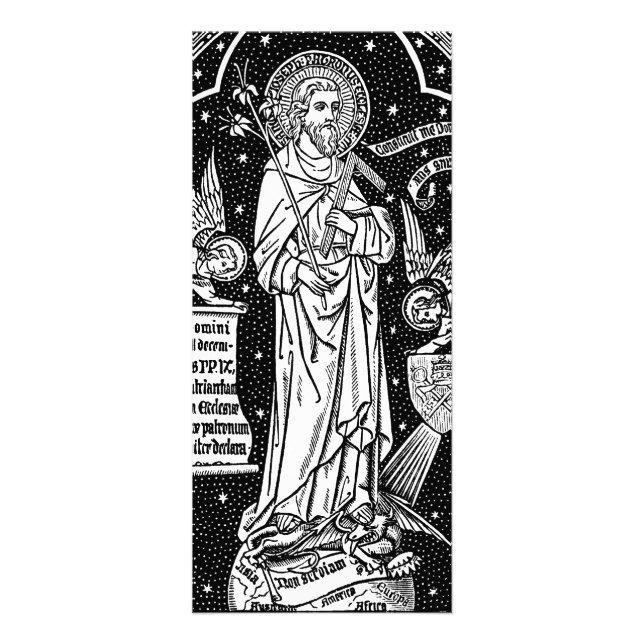 Tarjeta Publicitaria San José, Patrono de la Iglesia (Detalle; DT 01) (Frente)
