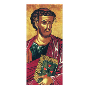 Tarjeta Publicitaria San Lucas, el ícono evangelista ortodoxo