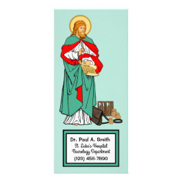 Tarjeta Publicitaria San Lucas, querido médico (RLS 08; MedVers.)