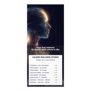 Tarjeta Publicitaria Sanación con Energía de Pulso Celestial