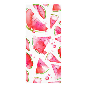 Tarjeta Publicitaria sandía acuática 1