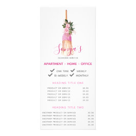 Tarjeta Publicitaria Servicio de limpieza Broom promocional comercial