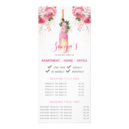 Tarjeta Publicitaria Servicio de limpieza Broom promocional comercial