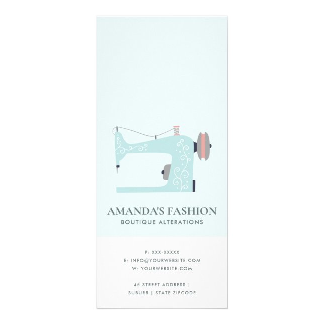 TARJETA PUBLICITARIA SERVICIO DE PRECIO DE MÁQUINA DE COCINA AZUL PASTE (Atrás)